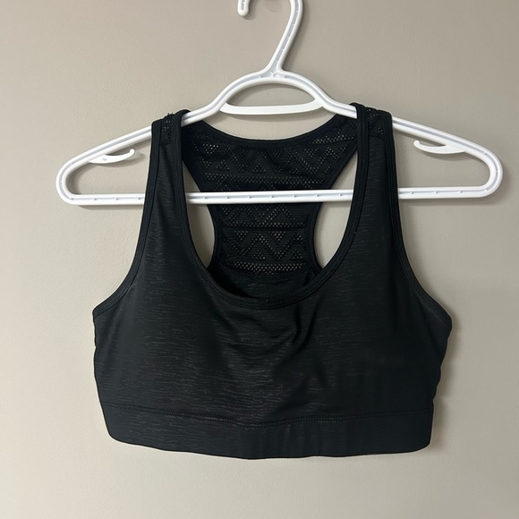 Zyia Active Black Heathered Bomber Bra - Picture 1 of 4